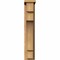 Ekena Millwork Mediterranean Smooth Corbel w/Backplate, Western Red Cedar, 5 1/2"W x 14"D x 30"H COR06X14X30MED01SWR - alternate 2